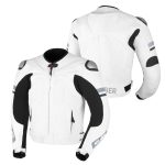 iron wraith mens premium leather motorcycle jacket