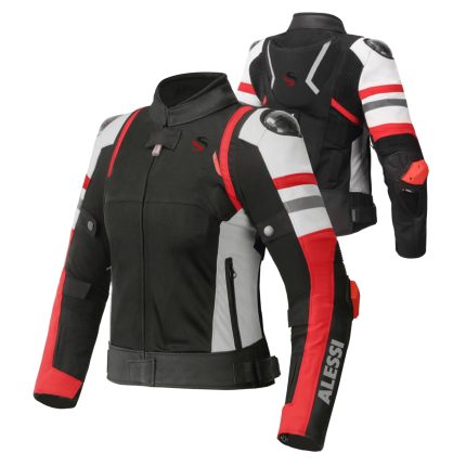 Hellcurve Heavy-Duty Leather and Textile Motorcycle Racing Jacket