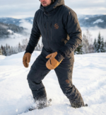 Syed Pro Premium Leather & Textile Gauntlet Mittens – Extreme Cold Weather Protection