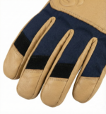 Summit Series Tan Leather Ski Gloves with Touchscreen Fingers