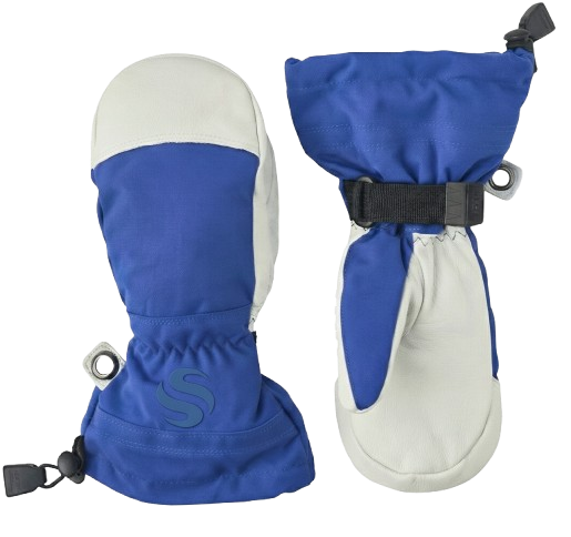 syed-Alpine-X-Pro-Leather-Palm-Ski-Mittens-Royal-Blue-and-White-front-transparent-a Syed Alpine-X Pro Leather Palm Ski Mittens – Royal Blue/White