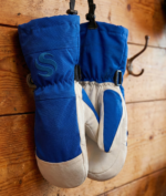 Syed Alpine-X Pro Leather Palm Ski Mittens – Royal Blue/White